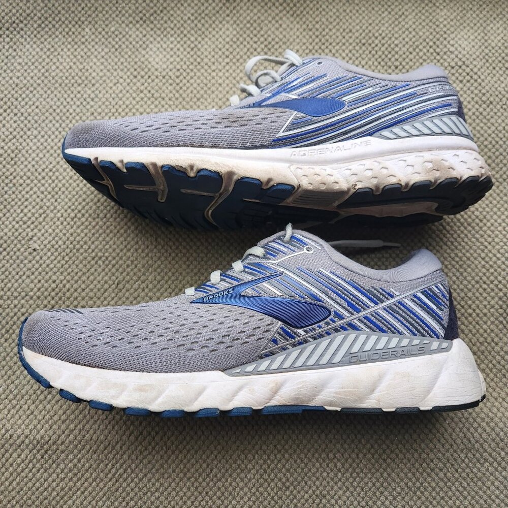 Brooks Adrenaline GTS 19 Wide Width 2E Mens 10.5 Running Shoes 110294 Sneakers - Picture 3 of 7